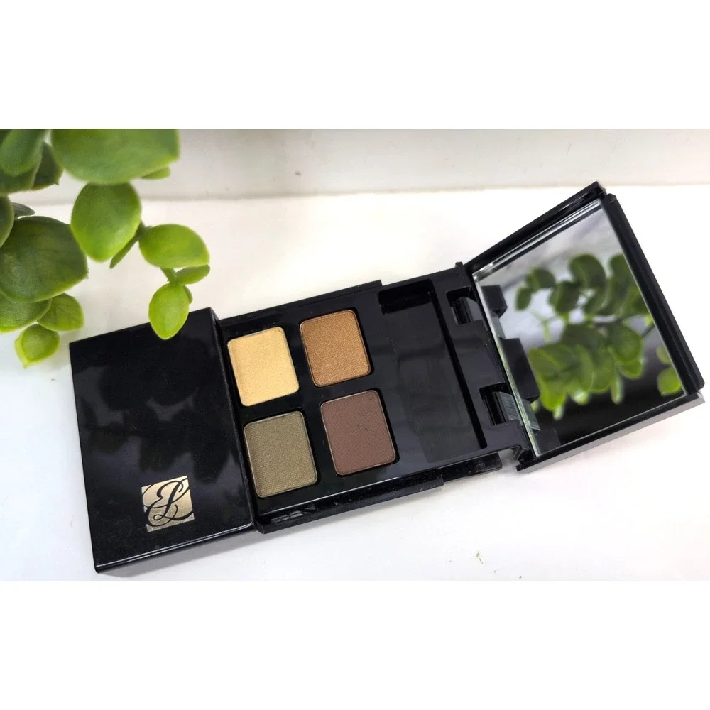 NEW RARE😍Estee Lauder SignatureEyeshadow Quad Cappuccino Camouflage Truffle K29